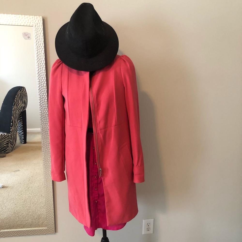 Pink HM blazer trench coat
